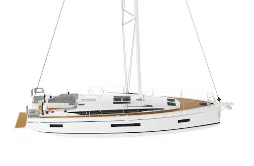 Il design del BAVARIA C46 è di Cossutti Yacht Design.