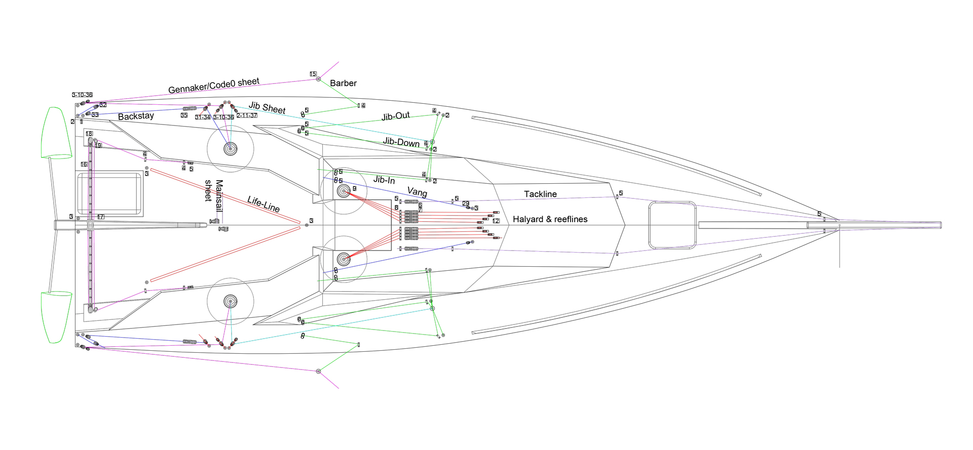 CG30 Vento - Deck Plan CG30 Vento - Deck Plan